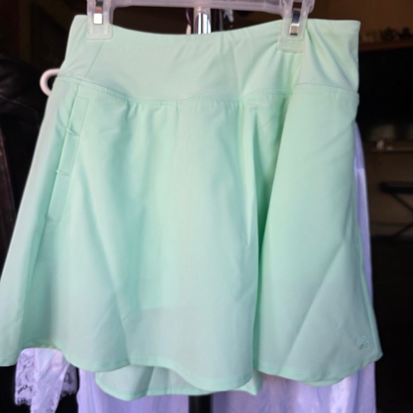 NWT Tek Gear High Rise Skort tennis Golf Skirt with Shorts Pockets Mint Breeze S - Picture 9 of 9